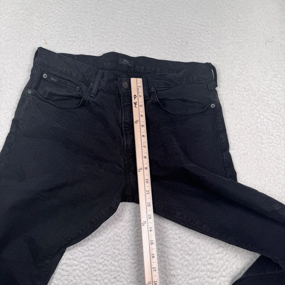 Polo Ralph Lauren The Sullivan Slim Jeans Mens 36x30 Black Denim Stretch RL Pant